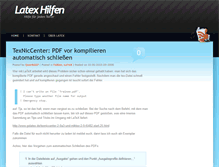 Tablet Screenshot of latex.quark007.de